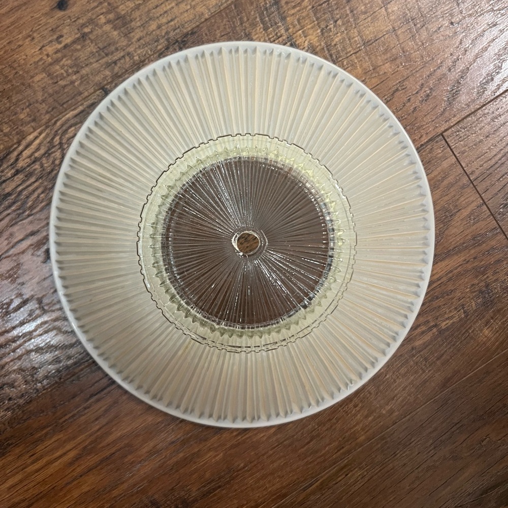 Vintage Ribbed Ceiling Sconce - Picture 3 of 7